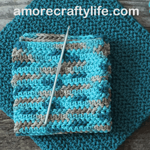 Seaside Dishcloths Set Crochet Pattern– Maggie's Crochet