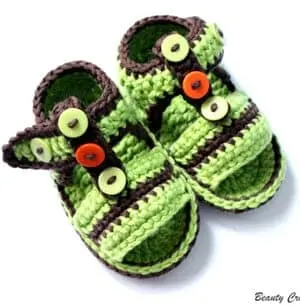 baby sandals crochet patterns - crochet pattern pdf - baby shoes crochet patterns amorecraftylife.com #baby #crochet #crochetpattern