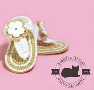 baby sandals crochet patterns - crochet pattern pdf - baby shoes crochet patterns amorecraftylife.com #baby #crochet #crochetpattern