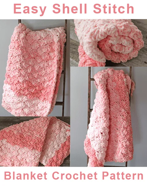 pink bubbles baby blanket pattern - amorecraftylife.com -bernat blanket yarn baby blanket - baby afghan - free printable crochet pattern chunky blanket pattern #baby #crochet #crochetpattern #freecrochetpattern