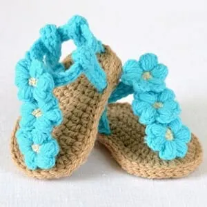 baby sandals crochet patterns - crochet pattern pdf - baby shoes crochet patterns amorecraftylife.com #baby #crochet #crochetpattern