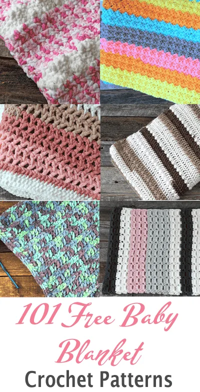 101 free babies' blanket crochet pattern - baby lovey - baby cocoon - amorecraftylife.com #baby #crochet #crochetpattern #freecrochetpattern