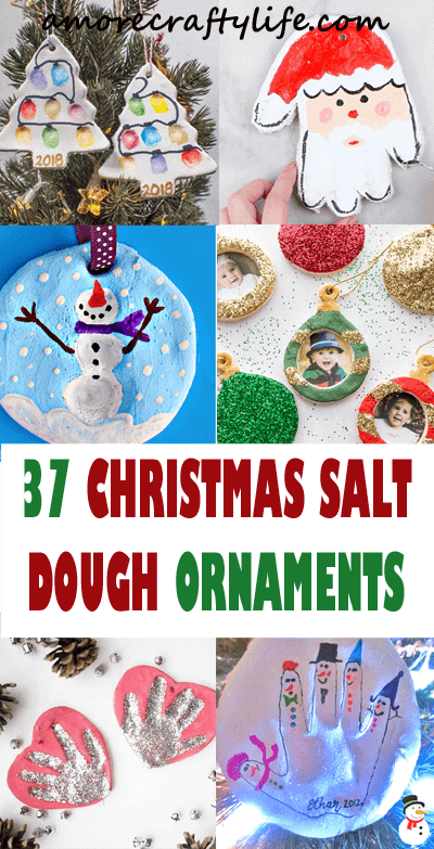 Christmas salt dough ornaments -amorecraftylife.com #kidscraft #craftsforkids #preschool