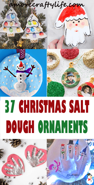 37 Christmas Salt Dough Ornaments -Homemade - A More Crafty Life