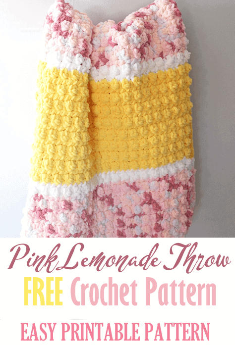 chunky crochet blanket pattern free - free printable pdf crochet pattern - amorecraftylife.com -crocheted afghan - free printable crochet pattern #crochet #crochetpattern #freecrochetpattern #crochetblanketpattern