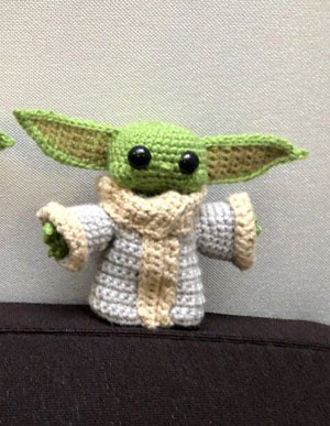 Crochet Baby Yoda Patterns free - baby alien - the child - amigurumi #crochet #crochetpattern #diy