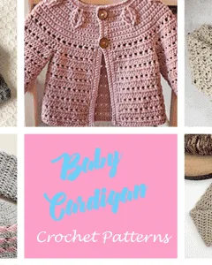 Make a cute baby sweater crochet pattern. baby cardigan crochet pattern - baby gift -amorecraftylife.com - baby afghan - #baby #crochet #crochetpattern