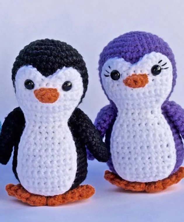 Make a cute penguin. penguin crochet pattern - amorecraftylife.com #crochet #crochetpattern