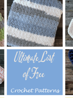 Ultimate list of free crochet patterns - amorecraftylife.com - #crochet #crochetpattern #freecrochetpattern
