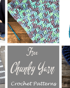 free chunky crochet patterns - amorecraftylife.com - afghan pattern -crochet blanket pattern- #crochet #crochetpattern #freecrochetpattern