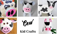 cow kid craft for preschooler - cow kid craft - farm kid crafts - crafts for kids- amorecraftylife.com #preschool #craftsforkids #kidscrafts