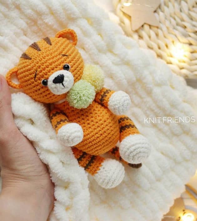 crochet tiger patterns - amigurumi crochet pattern - amorecraftylife.com #crochet #crochetpattern #diy #amigurumi