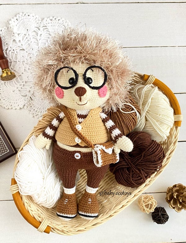 crochet hedgehog patterns - amigurumi crochet pattern - amorecraftylife.com #crochet #crochetpattern #diy #amigurumi