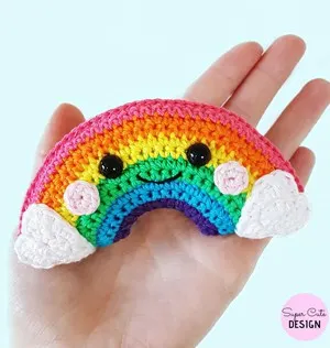 rainbow crochet pattern - amorecraftylife.com #crochet #crochetpattern 