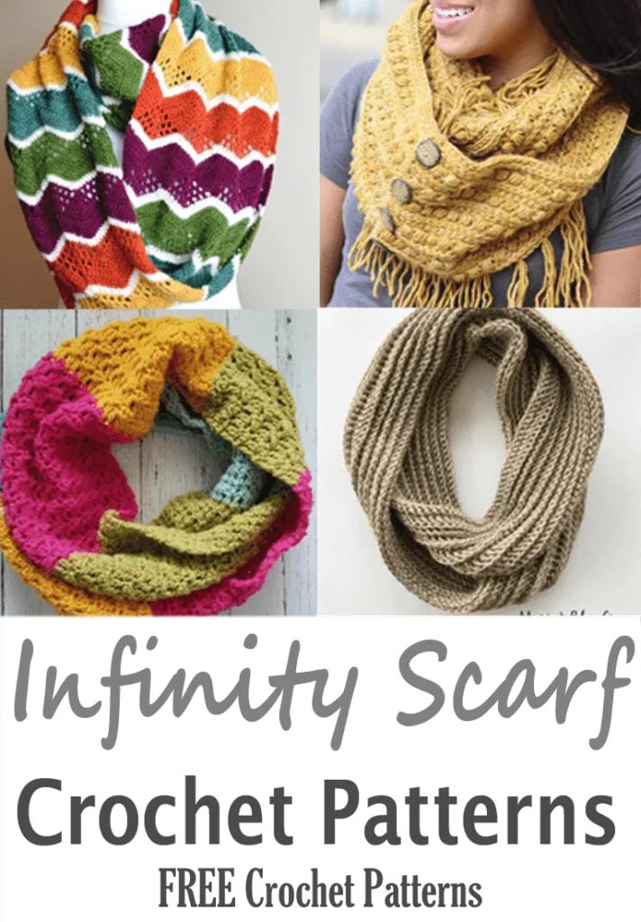 free infinity scarf crochet pattern - easy  scarf pattern - amorecraftylife.com