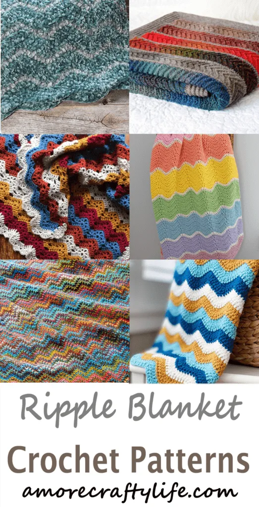 ripple crochet blanket pattern - crochet throw pattern- crochet blanket pattern -amorecraftylife.com #crochet #crochetpattern