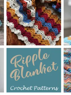 ripple crochet blanket pattern - crochet throw pattern- crochet blanket pattern -amorecraftylife.com #crochet #crochetpattern