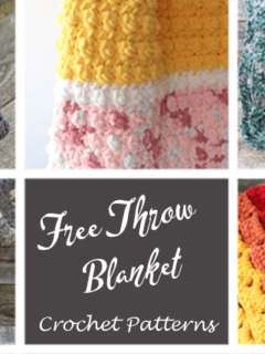 throw crochet pattern easy - amorecraftylife.com - afghan pattern -crochet blanket pattern- caron chunky cake yarn- herringone bone double crochet - free printable crochet pattern #crochet #crochetpattern #freecrochetpattern