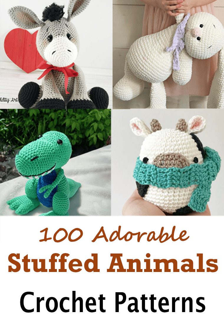 crochet pattern for stuffed animals- amigurumi amorecraftylife.com #crochet #crochetpattern