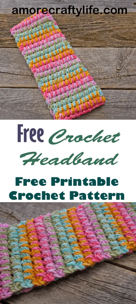 Make an easy winter crochet headband pattern. Tie Dye Childs Ear Warmer Headband Crochet Pattern Free PDF- printable pdf - winter headband - amorecraftylife.com Red Heart Unforgettable Yarn #crochet #crochetpattern #freecrochetpattern