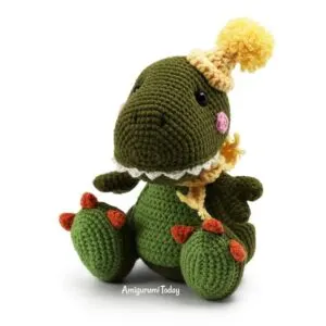 Free T-Rex Amigurumi crochet pattern 