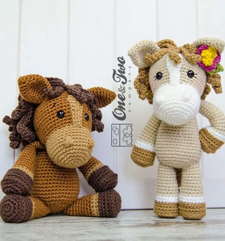 horse unicorn crochet pattern- crochet pattern pdf - amigurumi amorecraftylife.com #crochet #crochetpatter