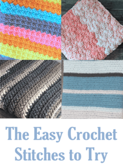 Try the best crochet stitches. There are lots of different stitches and free crochet patterns to try. amorecraftylife.com