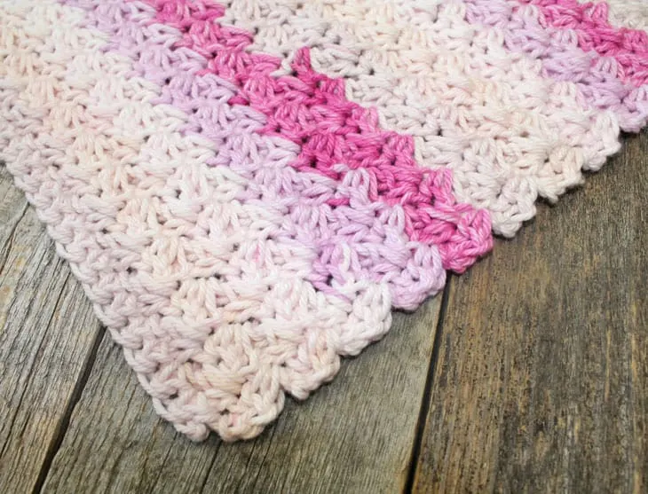 Try the suzette stitch crochet dishcloth pattern. This is a great beginner pattern using two basic stitches together to make a neat texture.