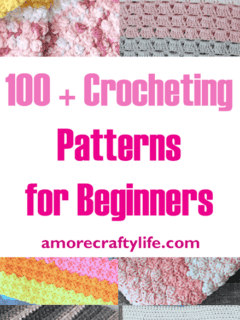 100 plus free crocheting patterns for beginners. Quick and easy patterns: scarves, coasters, hats, blankets, ear warmers, and dishcloths