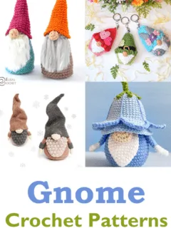 Make a cute crochet gnome pattern.