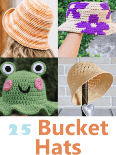 Try some of these fun crochet bucket hat patterns. There are lots of different patterns for you to try.