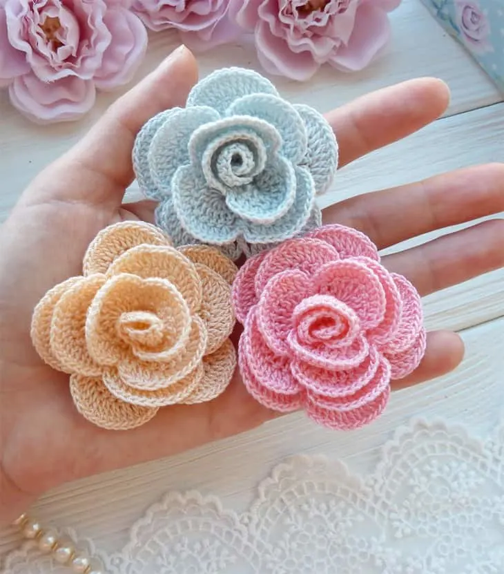 Make some pretty flower crochet patterns. There are lots of different patterns to try, easy to advanced.