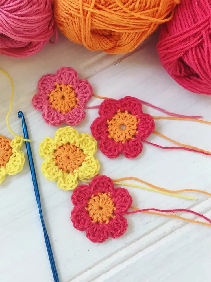 Make some pretty flower crochet patterns. There are lots of different patterns to try, easy to advanced.
