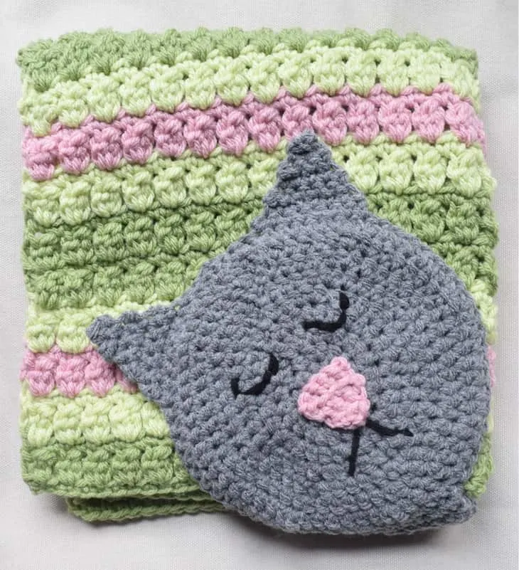 Make a cute baby lovey crochet pattern. There are lots of free crochet patterns for you to try.