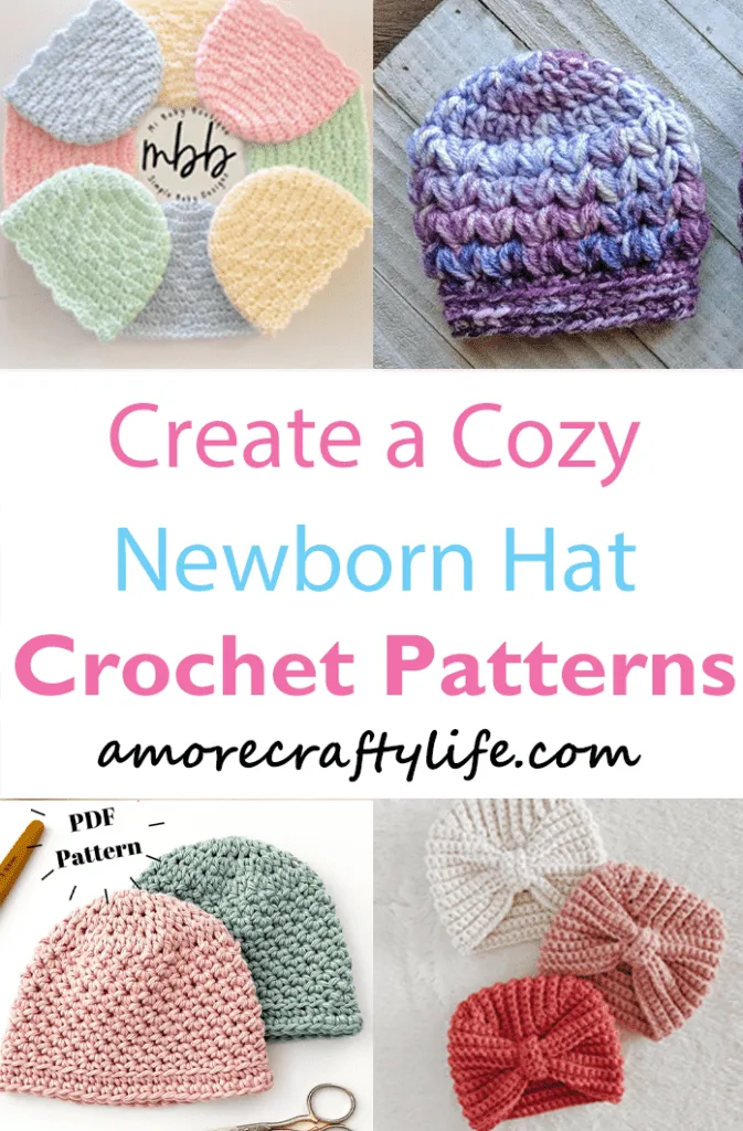 Try a cute crochet newborn hat pattern. Most patterns have several sizes from preemie to 3 month old.