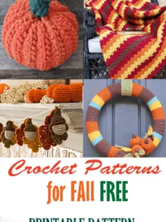 Try these colorful crochet patterns for Fall.