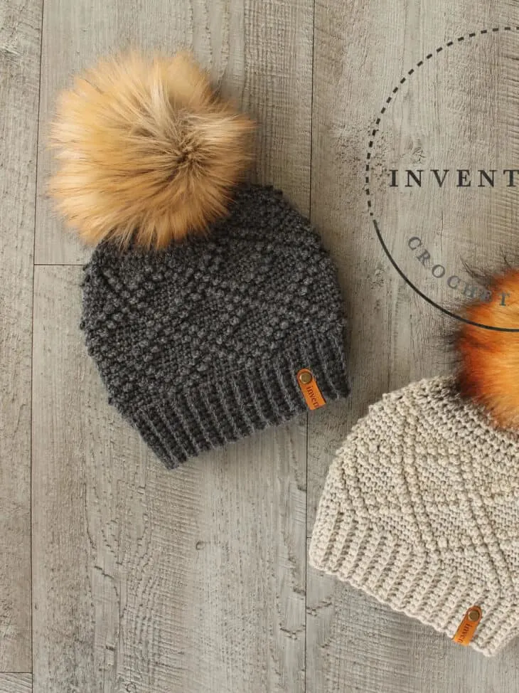 Try this pretty winter hat crochet pattern.