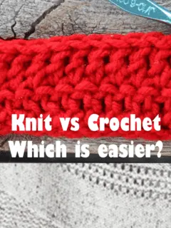 Knit vs Crochet which is easier? Learn about knitting and crochet.