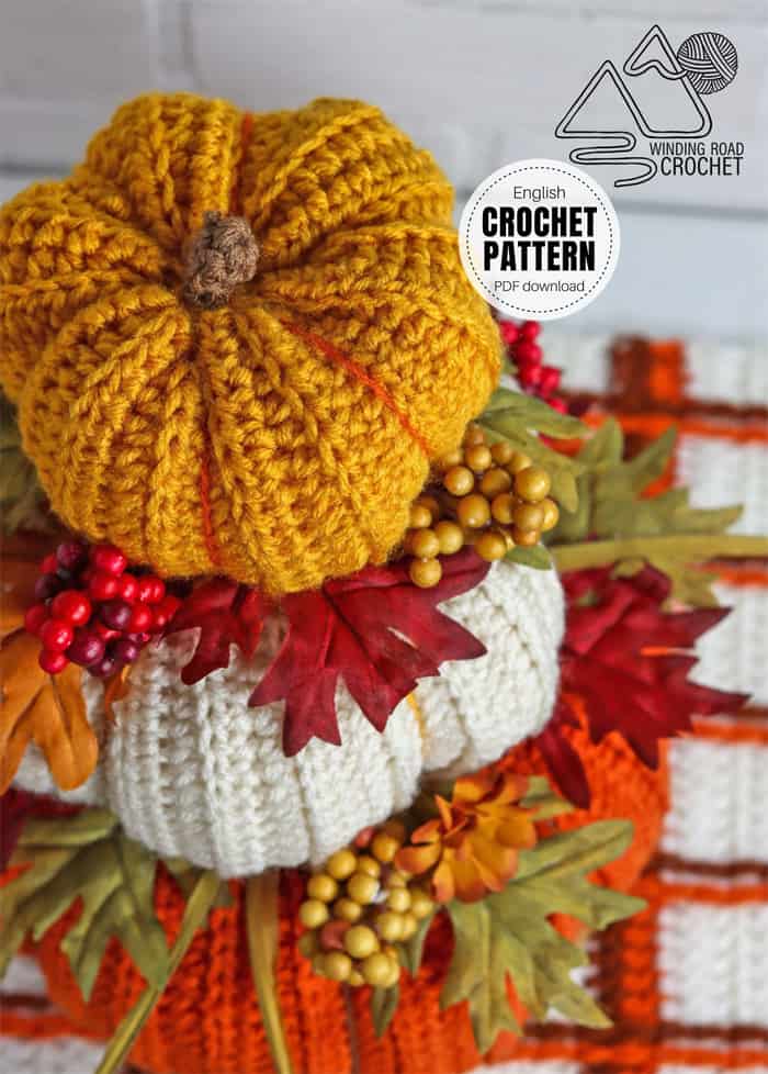 Make this colorful crochet fall decoration. 