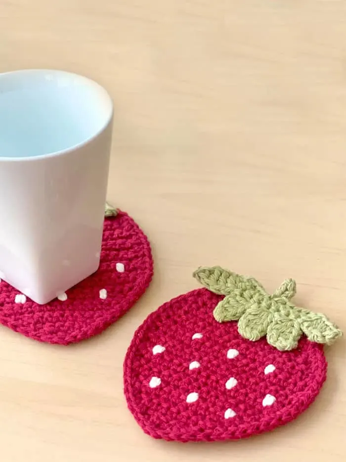 Make some of the fun coaster patterns. There are a bunch of different kinds of coaster patterns to crochet.