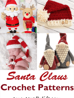 Try some of these crochet patterns for Santa hats and more.