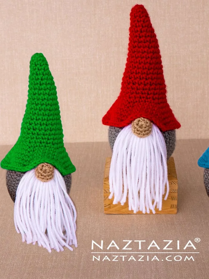 Try some of the free crochet gnome patterns. 