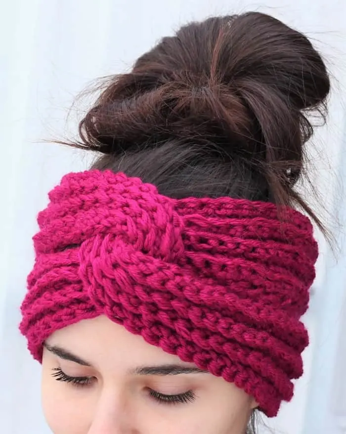 Try this chunky crochet ear warmer pattern. 