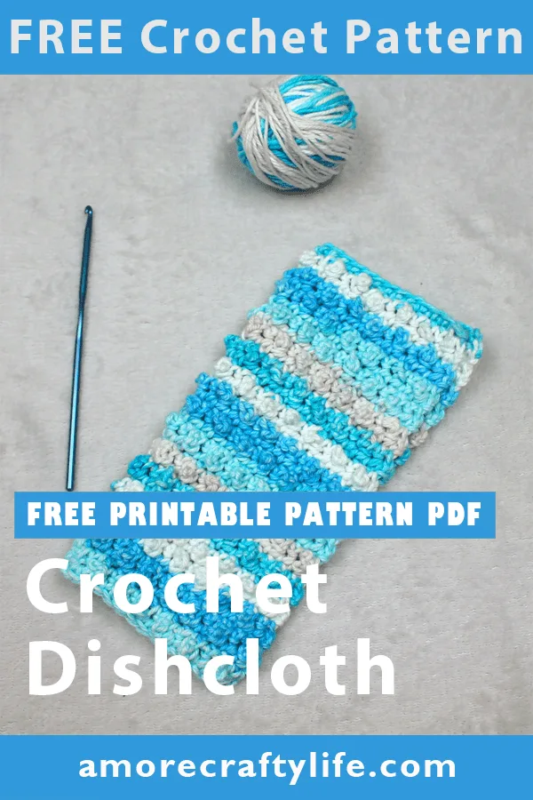 Try this free little dot crochet dishcloth pattern. This is an easy pattern with a raised dot texture.