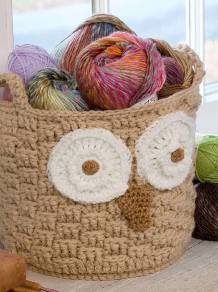 Make a cute owl basket.