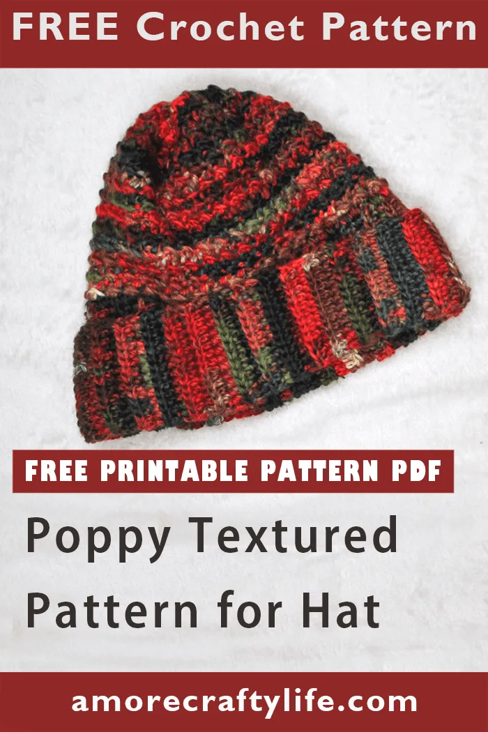 Try this easy crochet pattern for a hat. This quick pattern uses basis stitches.