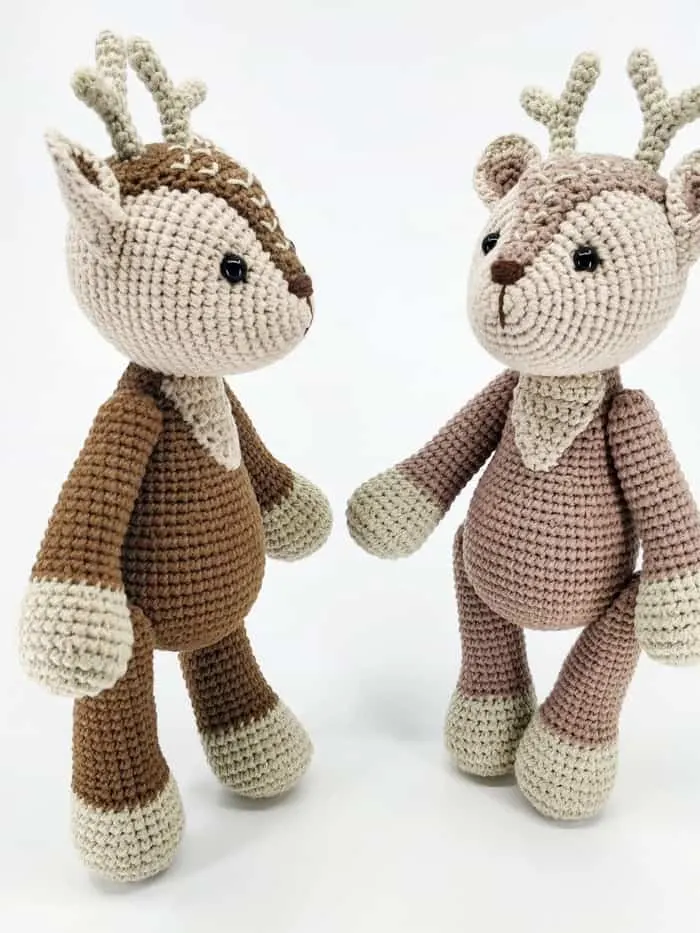 Make a cute crochet amigurumi deer pattern. There are lots of cute patterns to try.