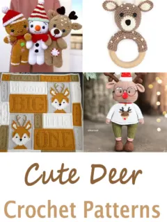 Make a cute crochet amigurumi deer pattern. There are lots of cute reindeer patterns to try.