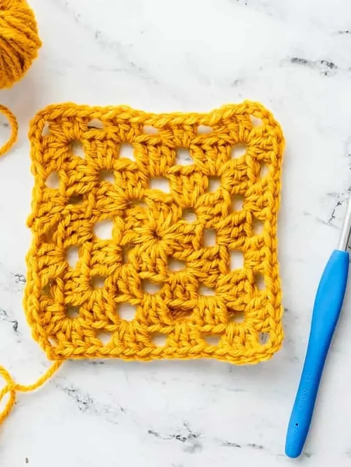 Try the a granny square pattern.