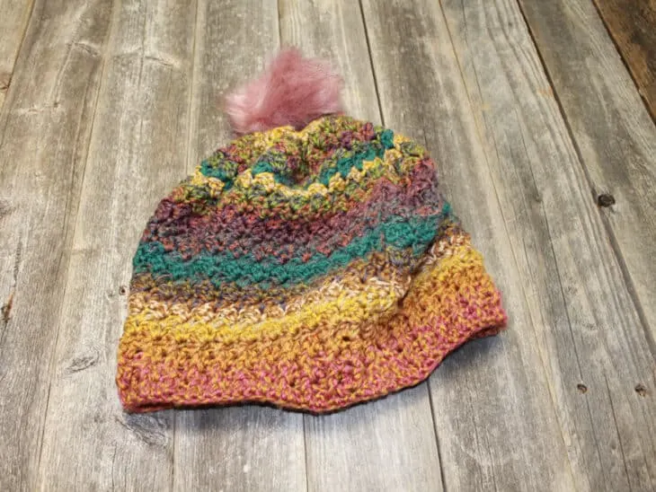 Try this free and easy tweed crochet hat pattern. This pattern works up quickly. There is a free printable PDF available.